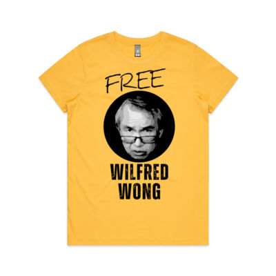 Free Wilfred Wong - Womens Tee (Front and back) Thumbnail